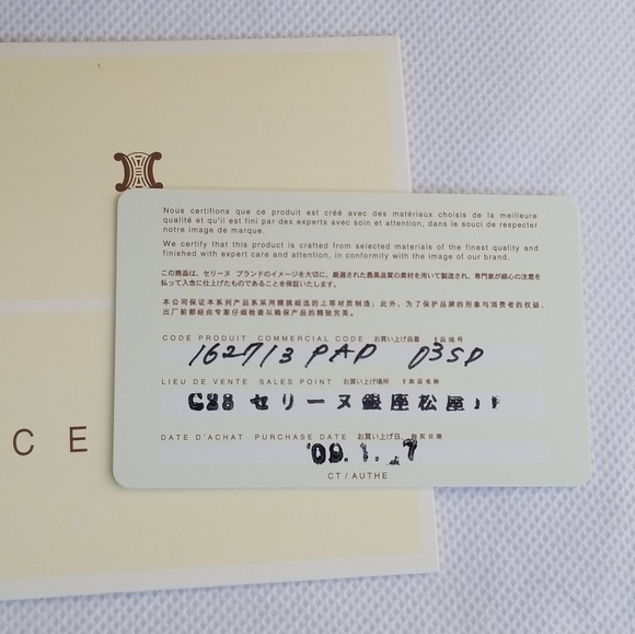 Authentic Celine Handbag Ruched Laether - Picture 7 of 8